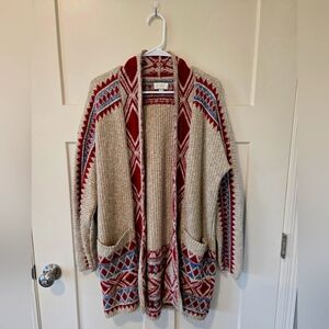 Lucky Brand Sweater Casual Aztec Women’s Size Medium